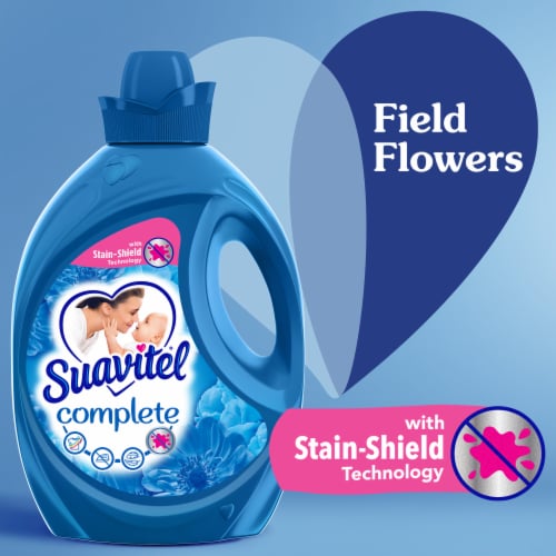 Suavitel Complete Laundry Conditioner, Field Flowers, 100 fl oz (Case of 4)