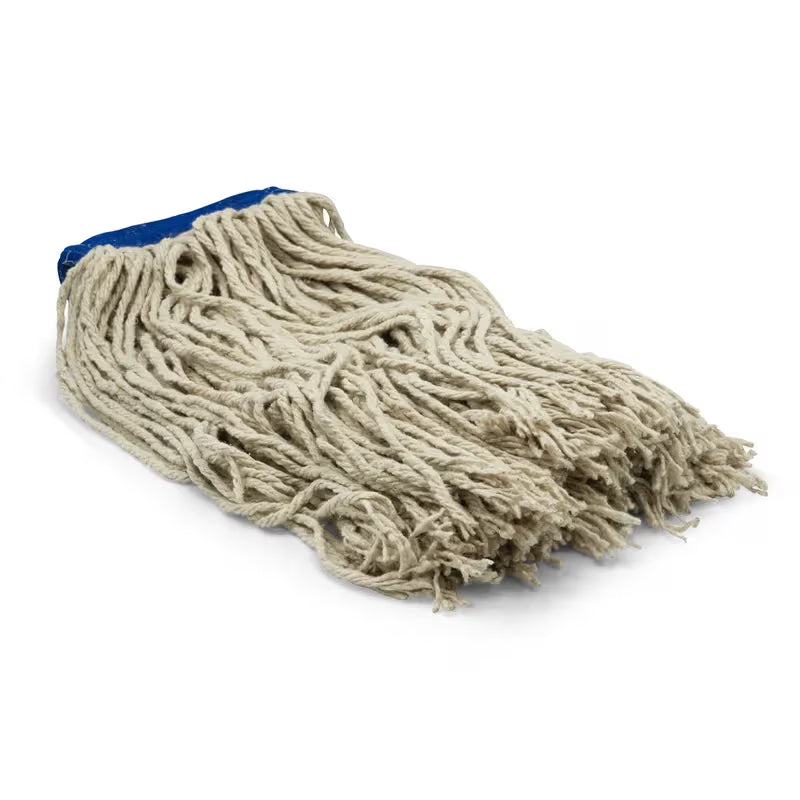 Victoria Bay Mop Head White Cotton 4PLY Cut End Case of 12