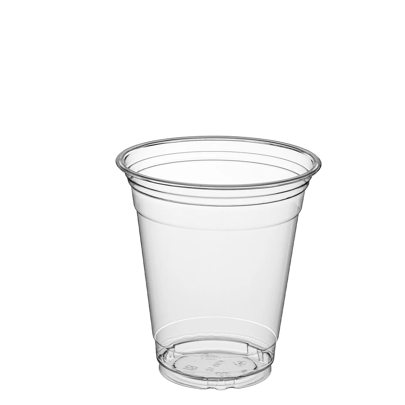 12oz Squat PET Cups, Clear – Case of 1000 (20 Sleeves x 50)
