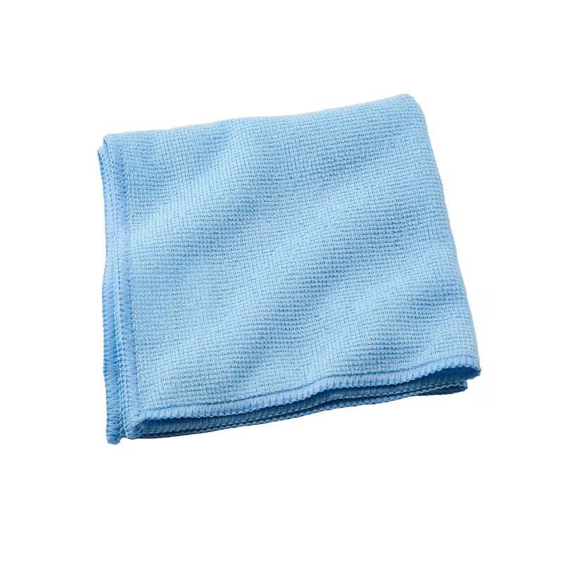 Blue Microfiber Cleaning Cloths 16" x 16" – 24-Count