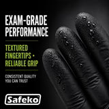 Black Nitrile Gloves – Case of 10 (1000 Gloves)