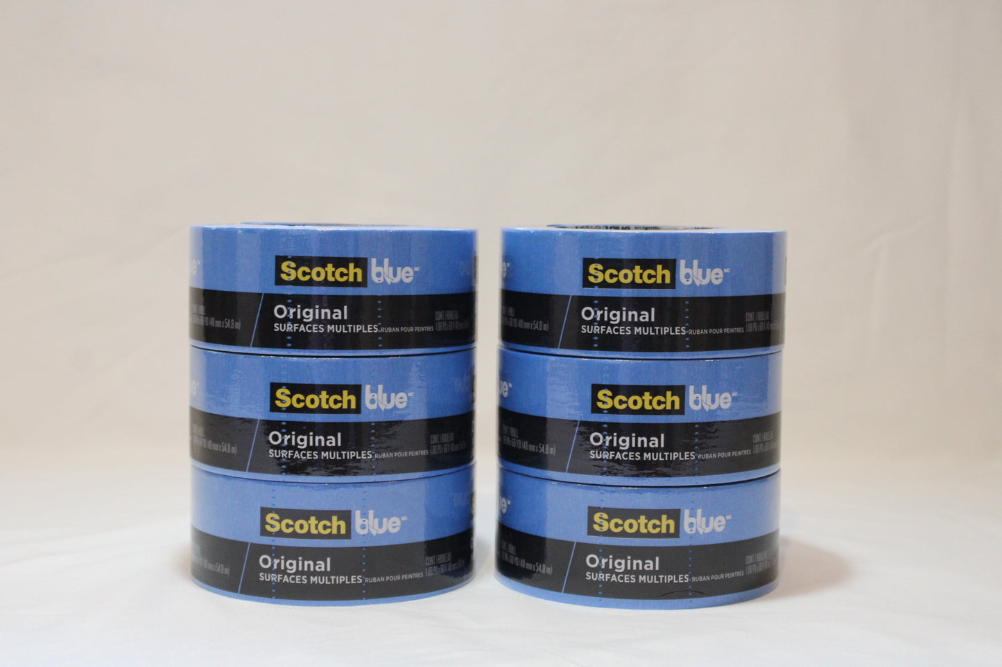 6 - Pack Scotch-Blue Original Multi-surface Painter's Tape 1.88" x 60yd