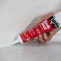 DAP Kwik Seal Waterproof Caulk, White, 5.5 fl oz (Pack of 12)