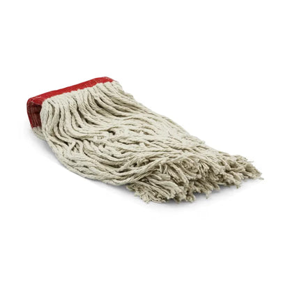 Victoria Bay Mop Head White Cotton 4PLY Cut End Case of 12