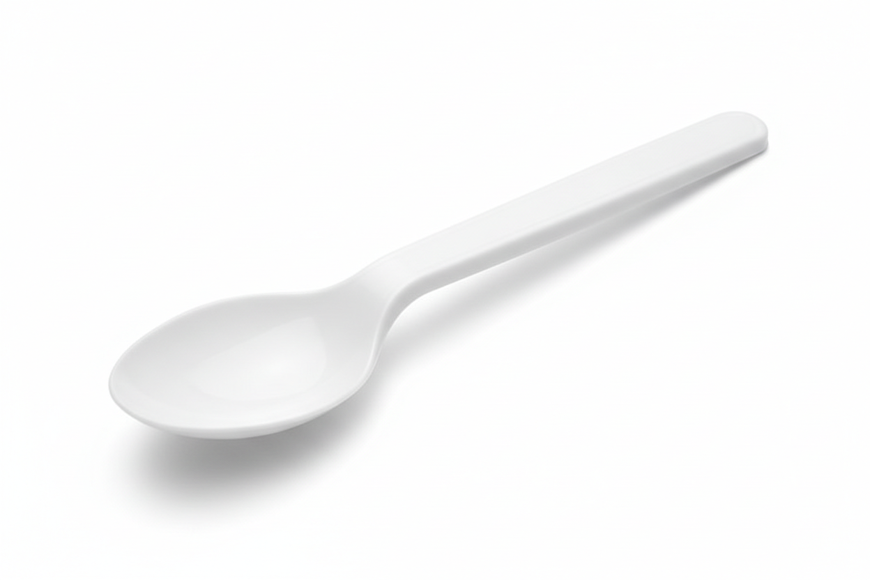 Ambiance Heavy Weight White Teaspoons – 10 Boxes of 100 (1,000 Count)